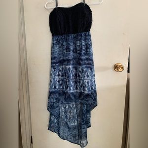 Ardene multi colour strapless dress